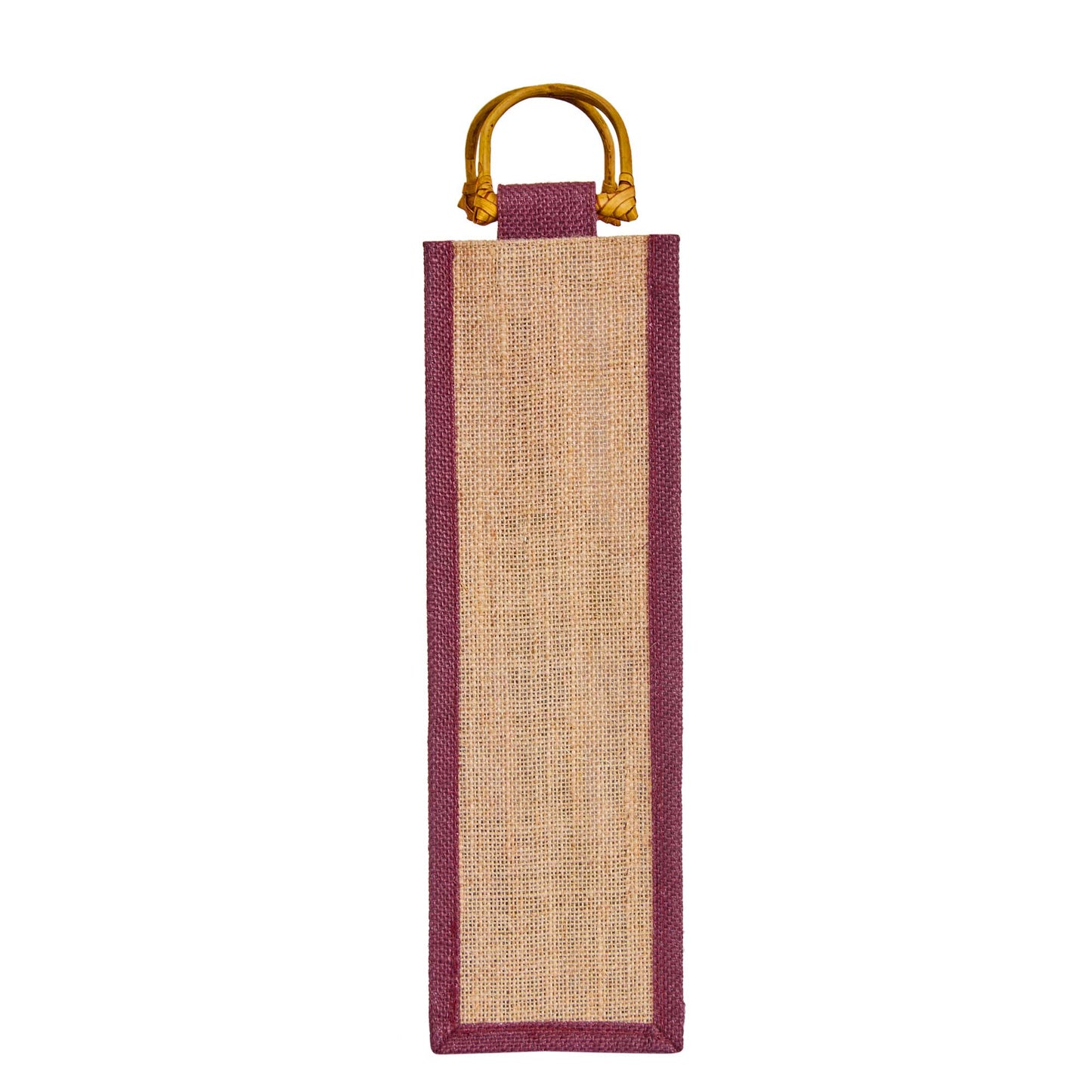 Wholesale Jute Wine Gift Bags with Cane Handles – New Year, Weddings, Birthdays, Parties, Christmas & Special Occasion (Packs of 6)