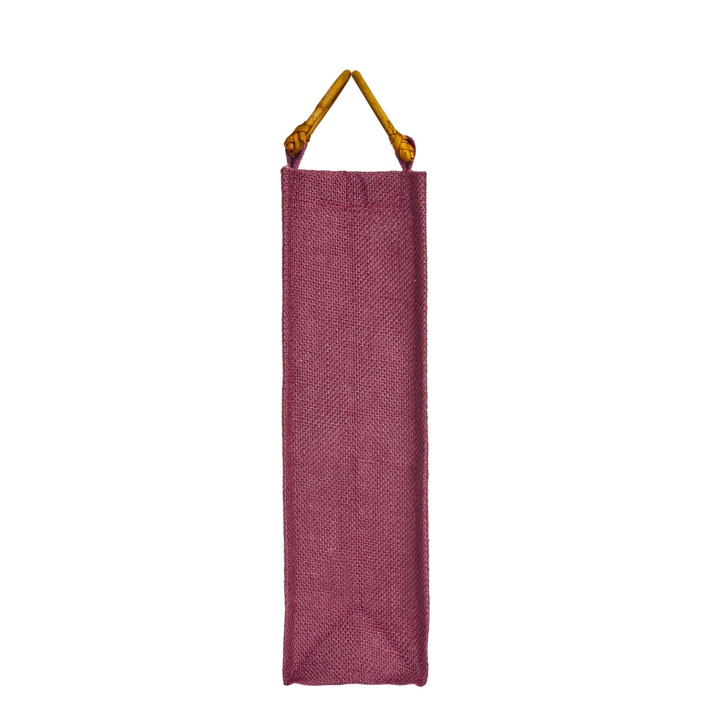 Wholesale Jute Wine Gift Bags with Cane Handles – New Year, Weddings, Birthdays, Parties, Christmas & Special Occasion (Packs of 6)