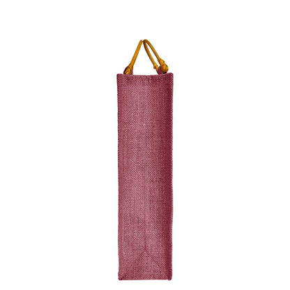 Coloured Jute Wine Burlap Gift Bags – Reusable 2-Bottle Wholesale Tote Bags, Gifting, Weddings, Parties & Holidays (Packs of 6)