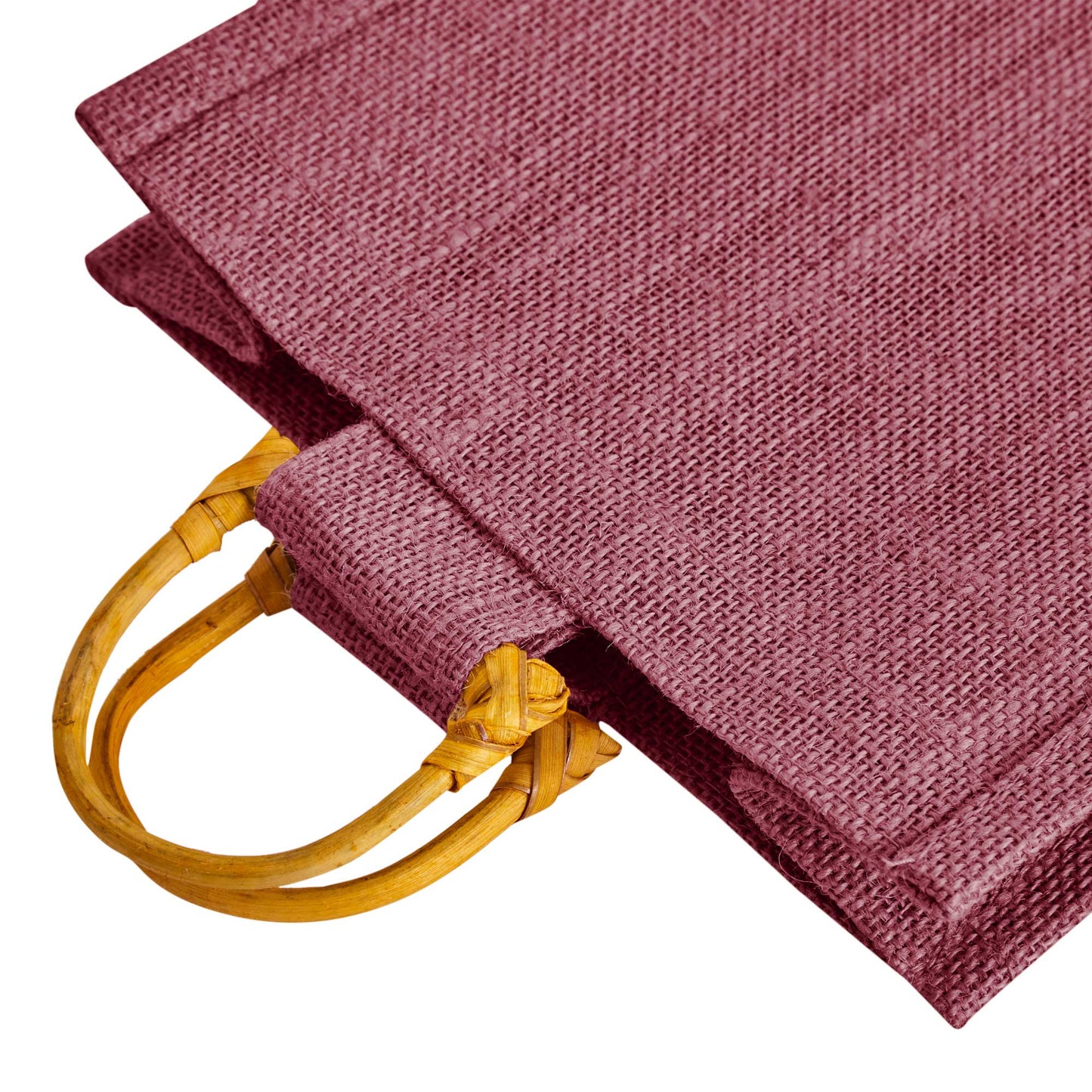 Coloured Jute Wine Burlap Gift Bags – Reusable 2-Bottle Wholesale Tote Bags, Gifting, Weddings, Parties & Holidays (Packs of 6)