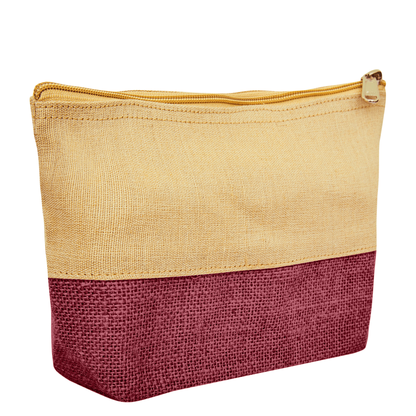 High Quality Stylish  Canvas Jute Cosmetic Pouches Pack of 6 for Women Wholesale Supply