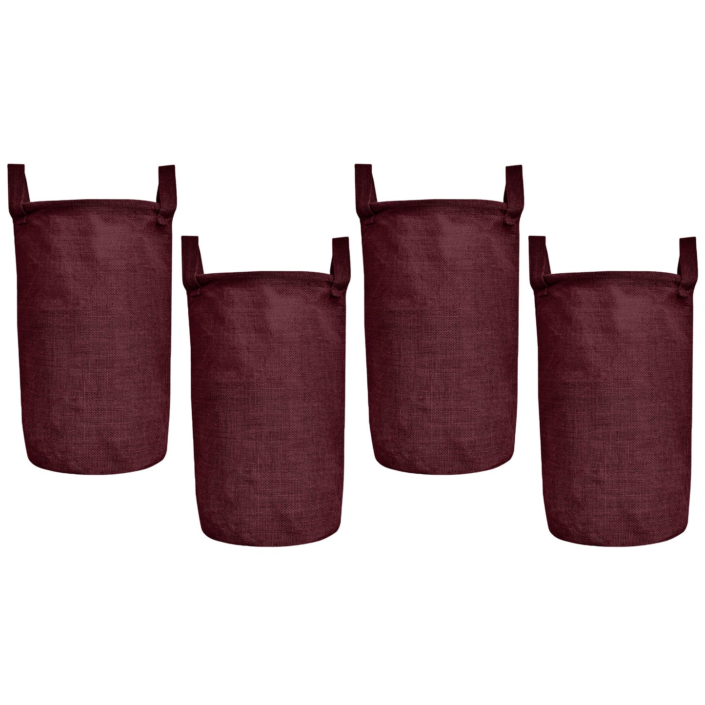 Wholesale Reusable Ecofriendly Jute Storage Bins for Home (Packs of 4)