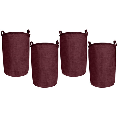 Wholesale Ecofriendly  Jute Storage Bags for Home Clothes  (Packs of 4)