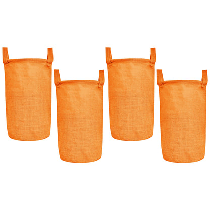Wholesale Reusable Ecofriendly Jute Storage Bins for Home (Packs of 4)
