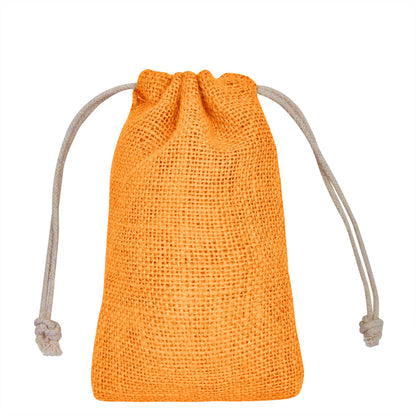Wholesale Coloured Jute Drawstring Gift Bags for Weddings, Events (8 PCS)