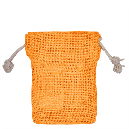 Wholesale Coloured Burlap Drawstring Jute Gift Bags for Party  (8 PCS)
