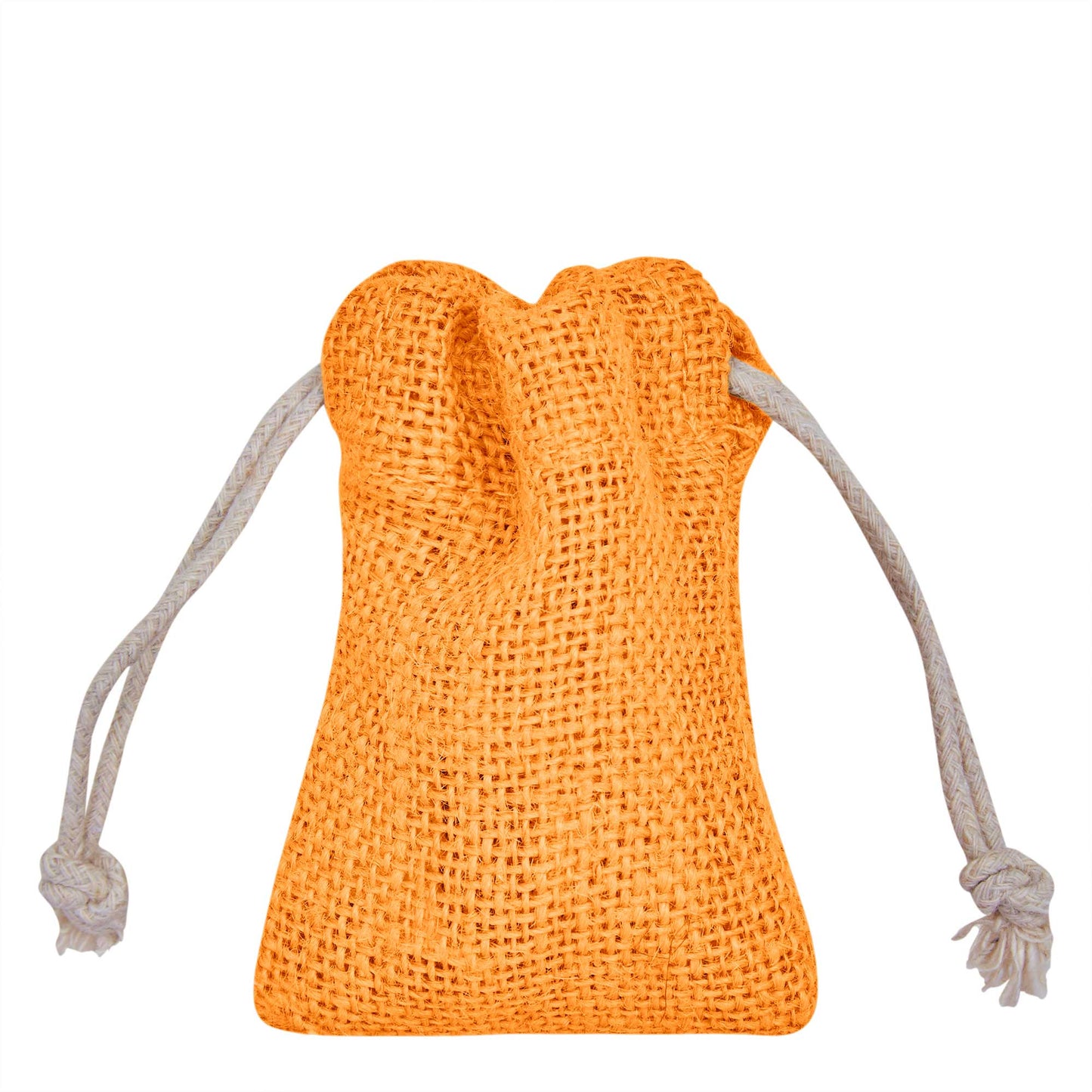 Wholesale Coloured Burlap Drawstring Jute Gift Bags for Party  (8 PCS)
