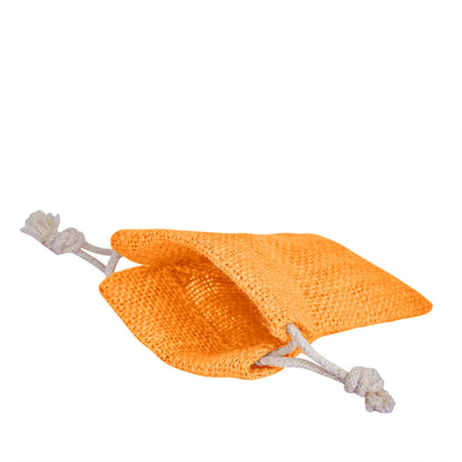 Wholesale Coloured Burlap Drawstring Jute Gift Bags for Party  (8 PCS)