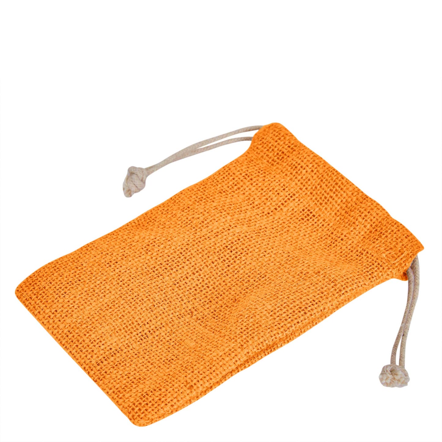 Wholesale Coloured Burlap Drawstring Jute Gift Bags for Party  (8 PCS)