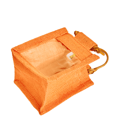Wholesale Coloured Burlap Gift Bags for Holiday Gifts (Packs of 7)