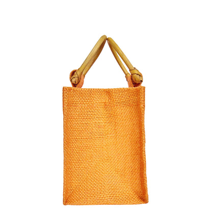 Wholesale Reusable Colourful Burlap Jute Gift Bags for Party Favours & Events (7 PCS)