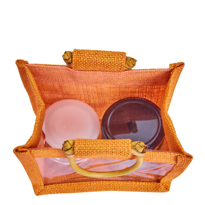 Wholesale Reusable Colourful Burlap Jute Gift Bags for Party Favours & Events (7 PCS)