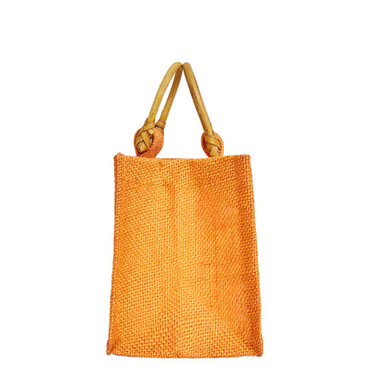 Wholesale Colourful Burlap Jute Gift Bags with Organza for Party Favours & Events (Packs of 7)