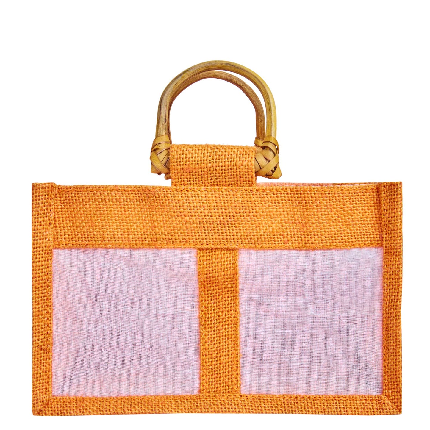 Wholesale Eco-Friendly Coloured Burlap Jute Gift Bags with Organza  (Packs of 7)