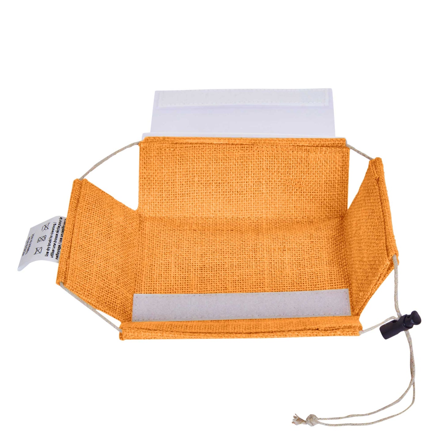Wholesale Eco-Friendly Coloured Burlap Jute Gift Boxes with PVC Window for Events(Packs of 7)