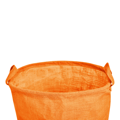 Jute Coloured Laundry Storage Baskets with Handles for Home Use(Set of 4)