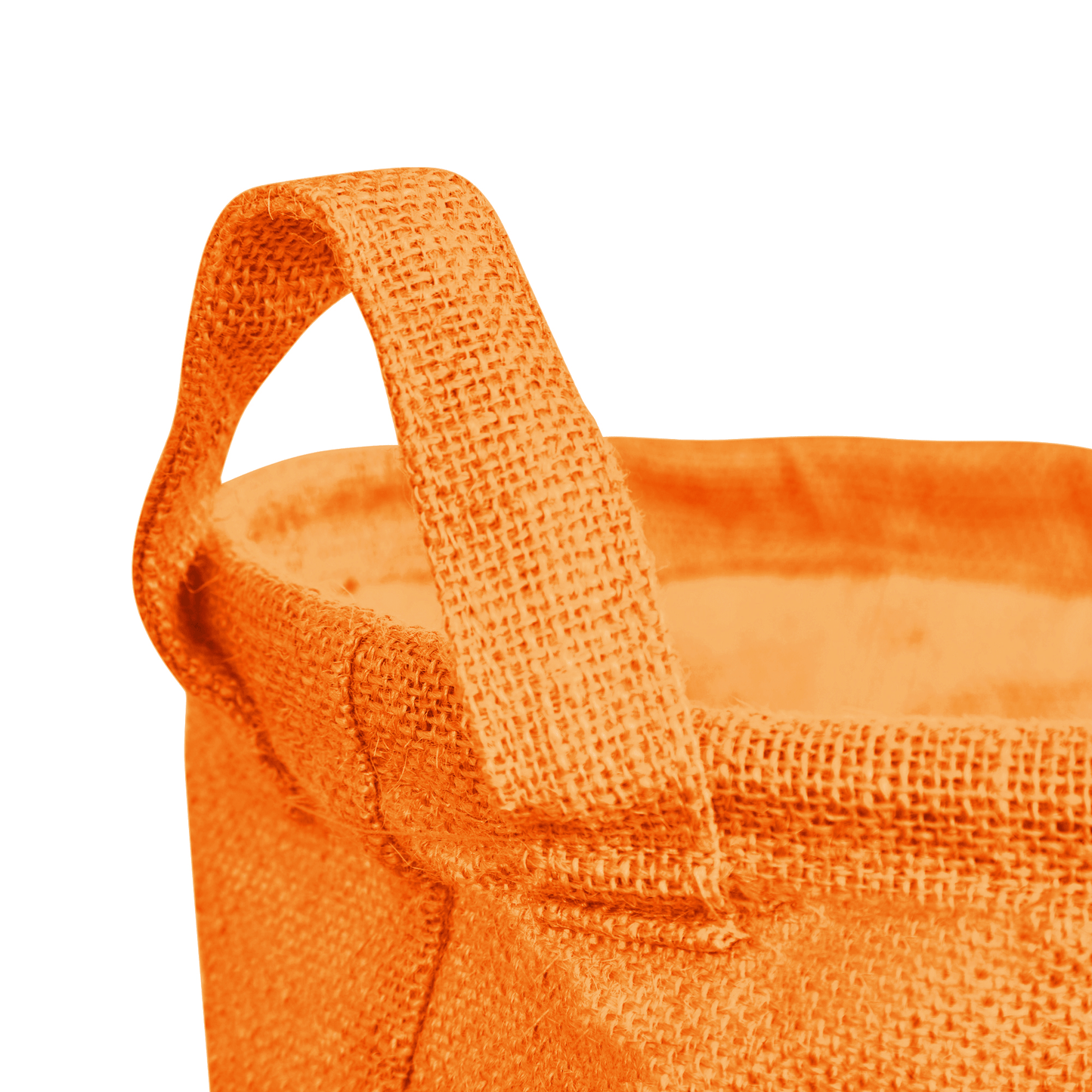 Jute Coloured Laundry Storage Baskets with Handles for Home Use(Set of 4)