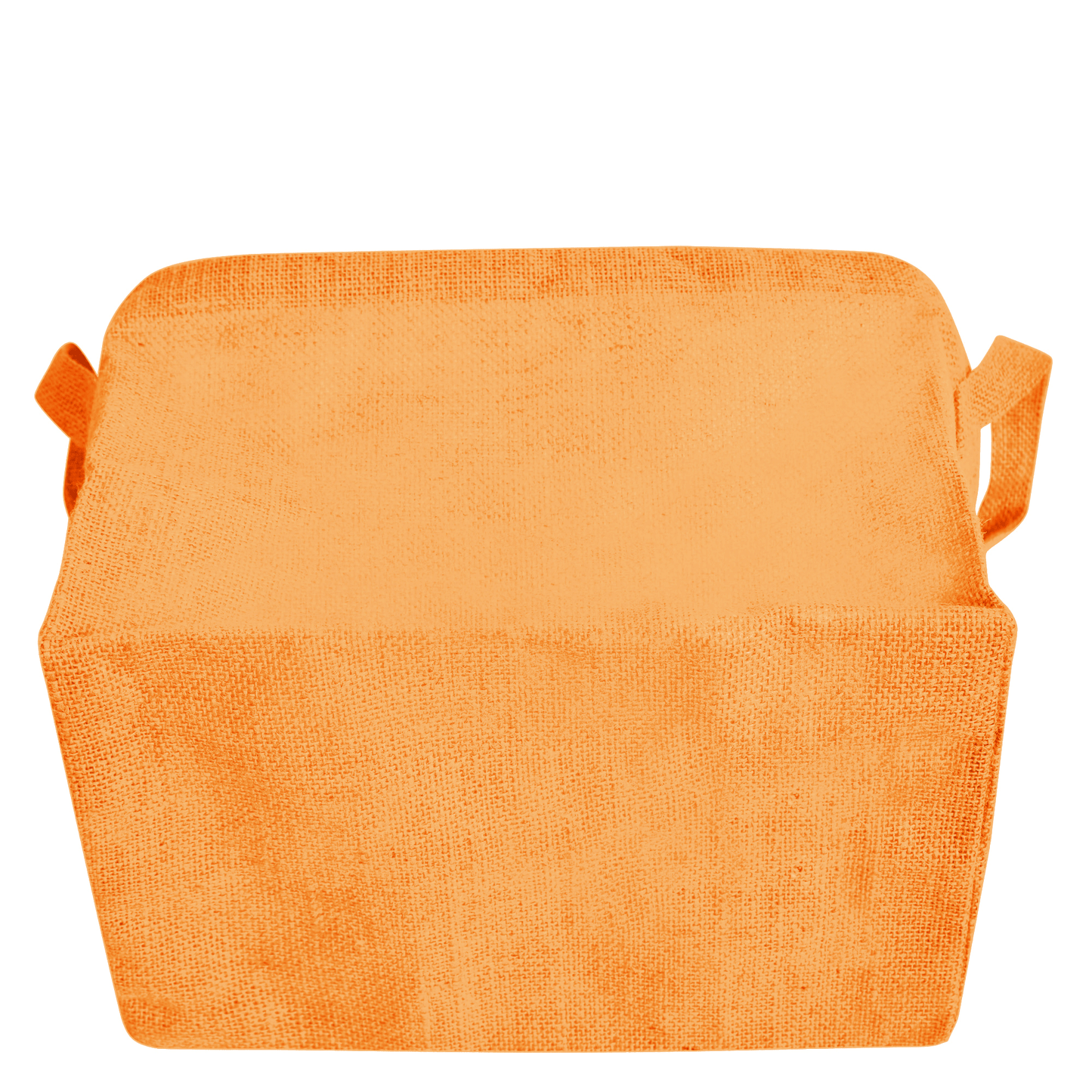 Wholesale Coloured Burlap  Reusable Jute Storage Basket  (Packs of 4)