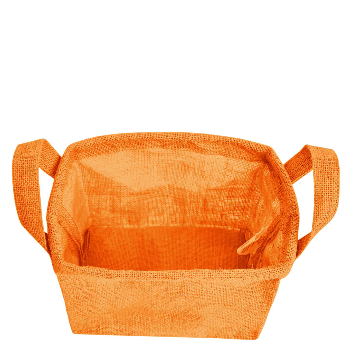 Wholesale Coloured Burlap Reusable Jute Laundry Basket  (Packs of 4)