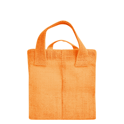 Wholesale Coloured Burlap Reusable Jute Laundry Basket  (Packs of 4)