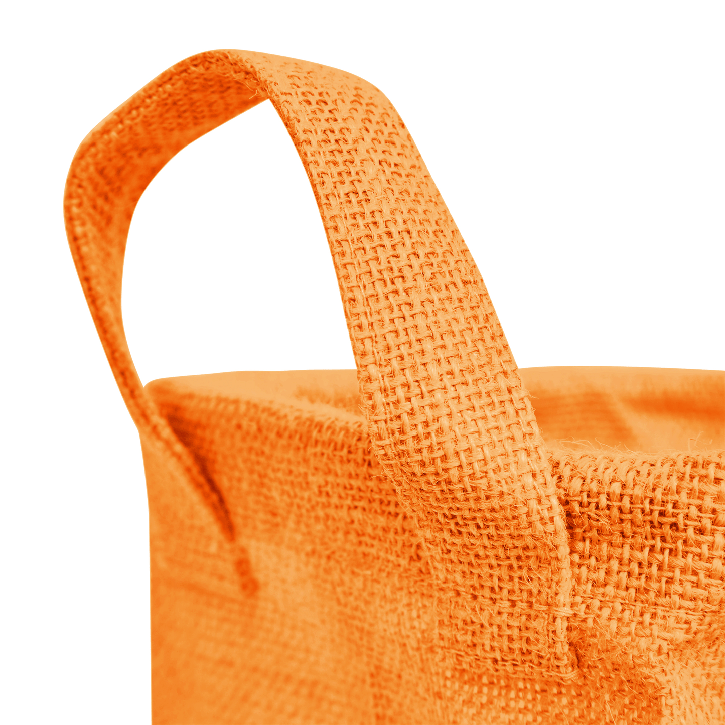 Wholesale Coloured Rectangular Burlap Jute Storage Basket (Packs of 4)