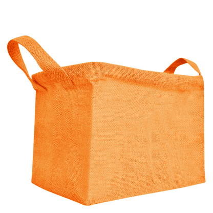 Wholesale Coloured Burlap Ecofriendly Jute Organizer Basket  (Packs of 4)