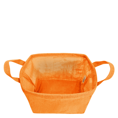 Wholesale Coloured Burlap Ecofriendly Jute Organizer Basket  (Packs of 4)