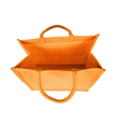 Wholesale Jute Promotional Shopping Bags – Red, Pink, Green & Orange for Gifts, Promotions & More (Packs of 4)