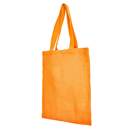 Wholesale Colorful Jute Tote Bags  – Red, Pink, Green & Orange – Reusable for Gifts, Beach, Weddings & Shopping (Set of 4)