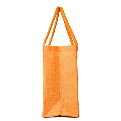 Wholesale Stylish Jute & Burlap Shopping Bags in Red, Pink, Green & Orange – Ideal for Gifting, Weddings & More (Pack of 4)