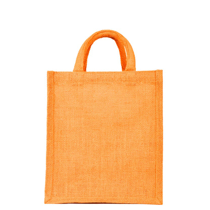 Colorful Jute Tote Bags – Wholesale Reusable Burlap Gift Bags for Shopping & Weddings (Set of 4)