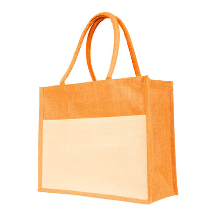 Colorful  Wholesale Jute Tote Bags – Ideal for Everyday Use, Shopping, Holidays & Special Occasions (Pack of 4)