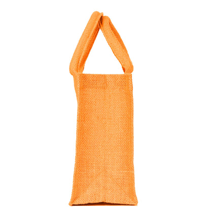 Colorful Wholesale Burlap Shopping Totes for Promotions, Holidays, Weddings, Travel & Everyday Use (Set of 4)