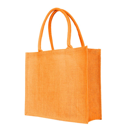 Colourful Jute Tote Bags for Wholesale –  For Promotions, Holidays, Weddings, Travel & Daily Use (Set of 4)