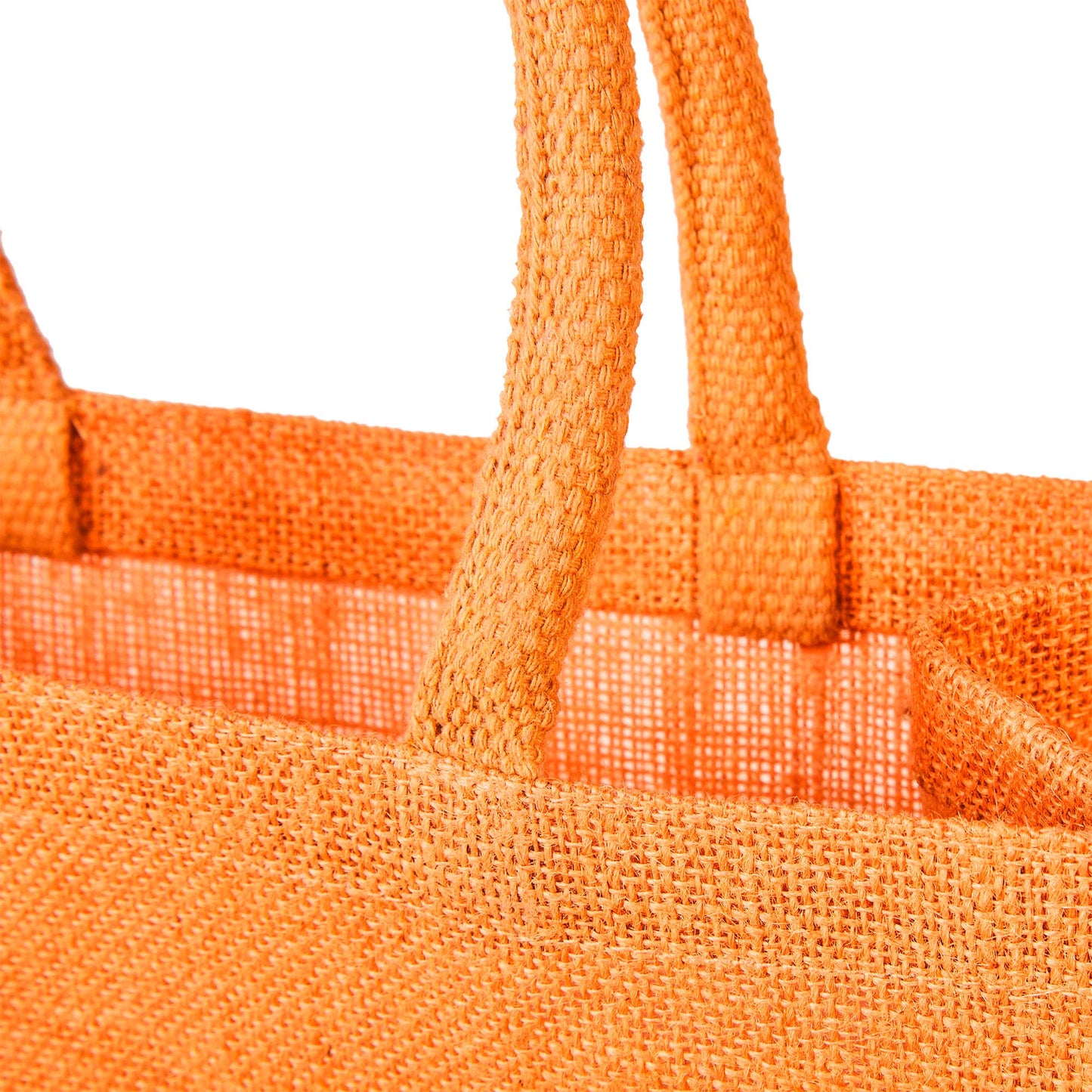 Jute Burlap Wholesale Shopping Bags in Red, Pink, Green & Orange – Perfect for Thanksgiving, Weddings, Travel & more (Set of 4)
