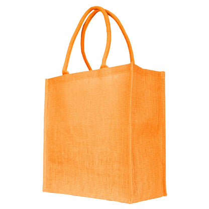 Jute Shopping Bags for Wholesale – Coloured Burlap Totes for Gifting, Promotions & Daily Use (Set of 4)