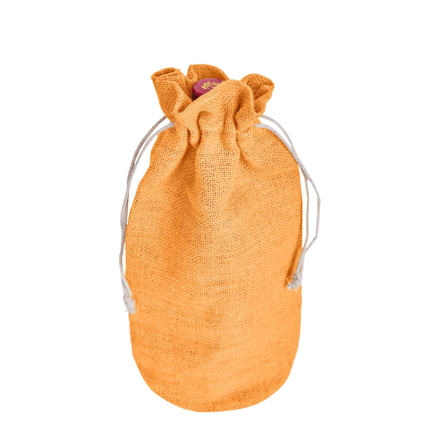 Wholesale Coloured Jute Wine Bottle Gift Pouches – Burlap Bags for Weddings & Celebrations (Set of 7)