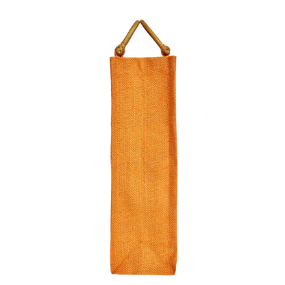 Wholesale Coloured Jute Wine Gift Bags with PVC Window – Reusable Single Bottle Carriers for Parties & Celebrations (Pack of 7)
