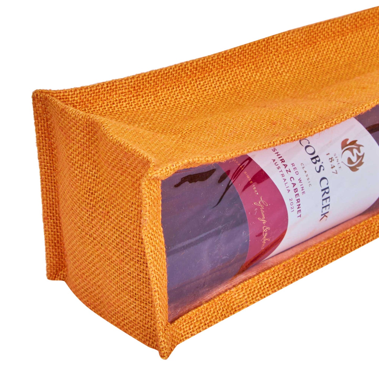 Reusable Jute Wine Gift Bags – Coloured Bottle Bags for Celebrations & Events, Wholesale (Pack of 6)