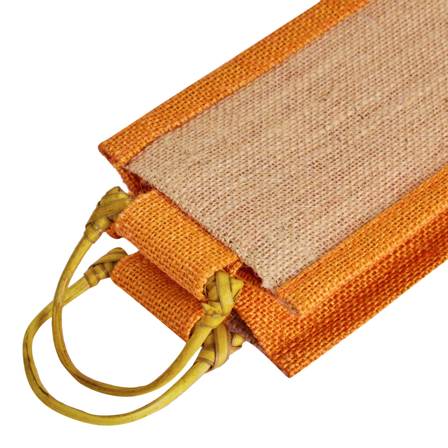 Wholesale Jute Wine Gift Bags with Cane Handles – New Year, Weddings, Birthdays, Parties, Christmas & Special Occasion (Packs of 6)