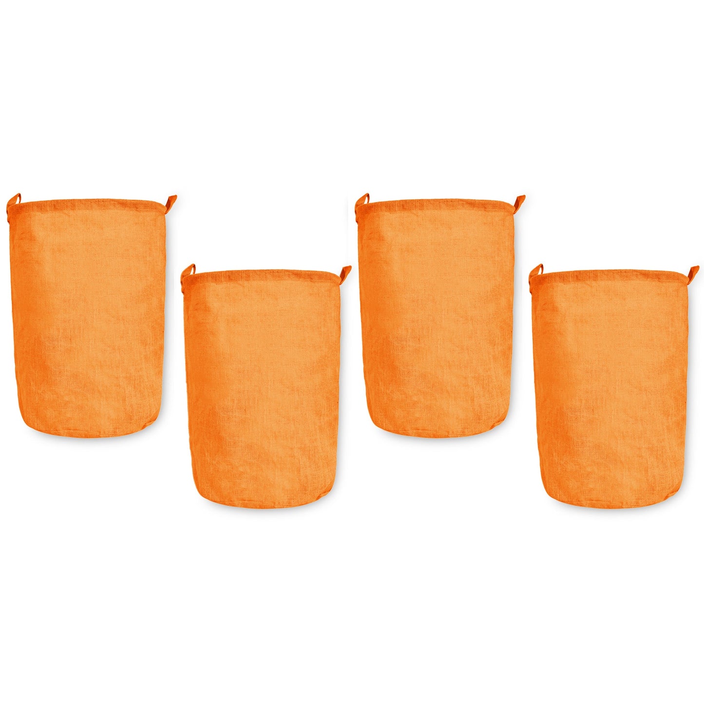 Wholesale Coloured Jute Burlap Laundry Storage Basket (Set of 4)