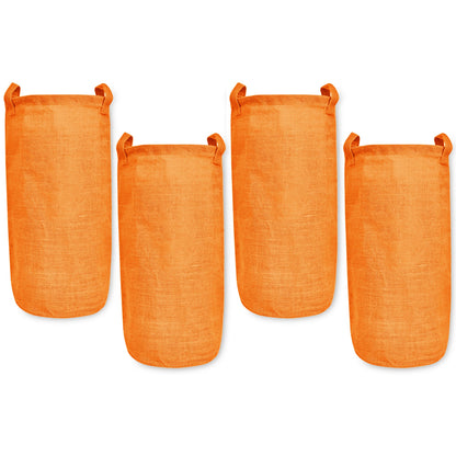 Wholesale Coloured Foldable Jute Laundry Storage Bins (Set of 4)