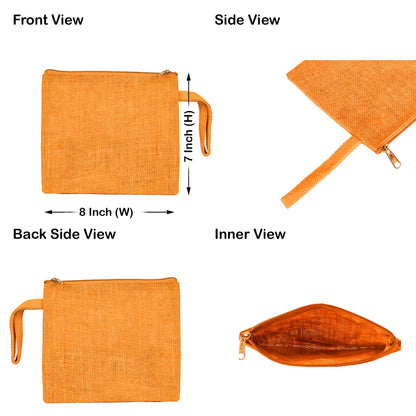 Wholesale Reusable Burlap Tote Bags – Jute Gift, Grocery, Beach & Wedding Party Bags (Set of 4)