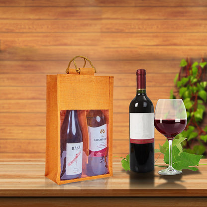 Wholesale Reusable 2-Bottle Colored Wine Tote Bags – Weddings, Birthdays, Christmas, & Special Occasions (Packs of 6)