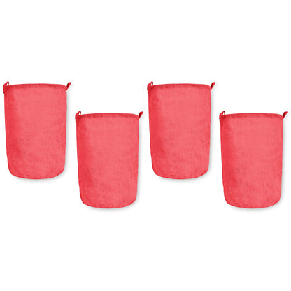 Wholesale Coloured Jute Burlap Laundry Storage Basket (Set of 4)