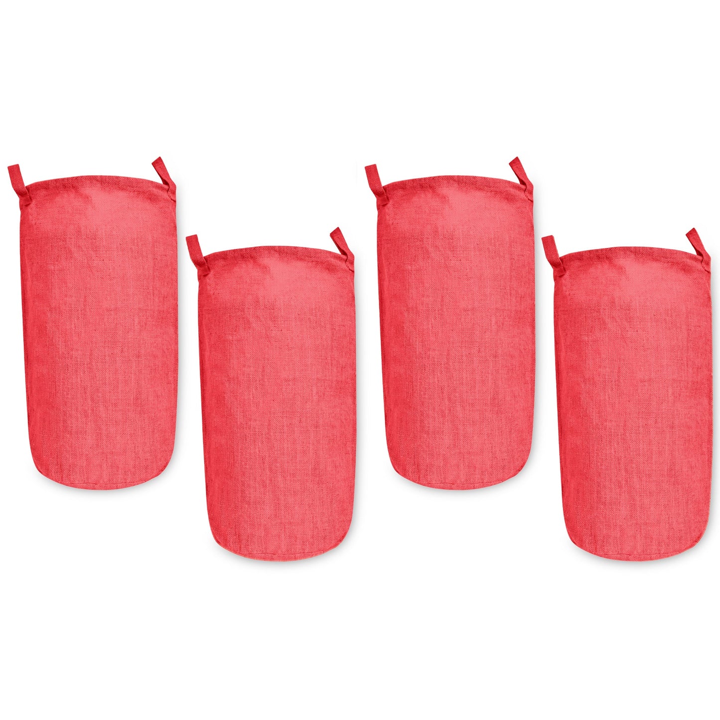 Wholesale Coloured Jute Burlap Laundry Storage Basket  (Set of 4)
