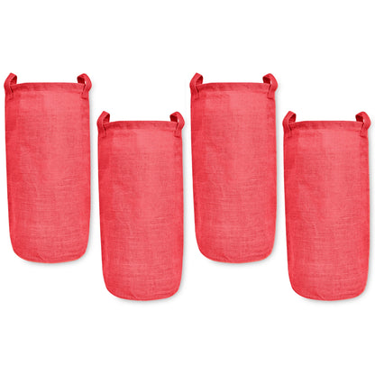 Wholesale Coloured Foldable Jute Laundry Storage Bins (Set of 4)