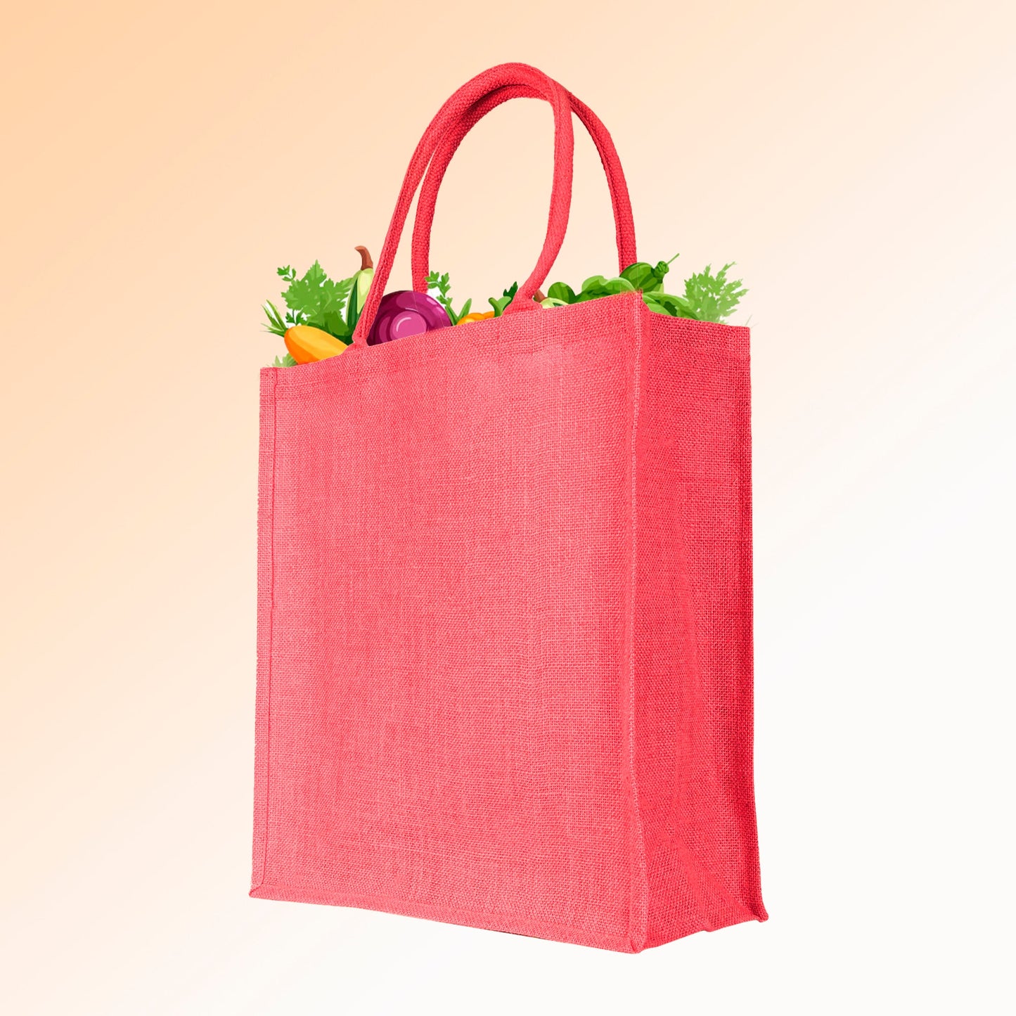 Wholesale Jute Shopping Bags – Colourful Reusable Burlap Totes for Gifting, Promotions & Daily Use (Pack of 4)
