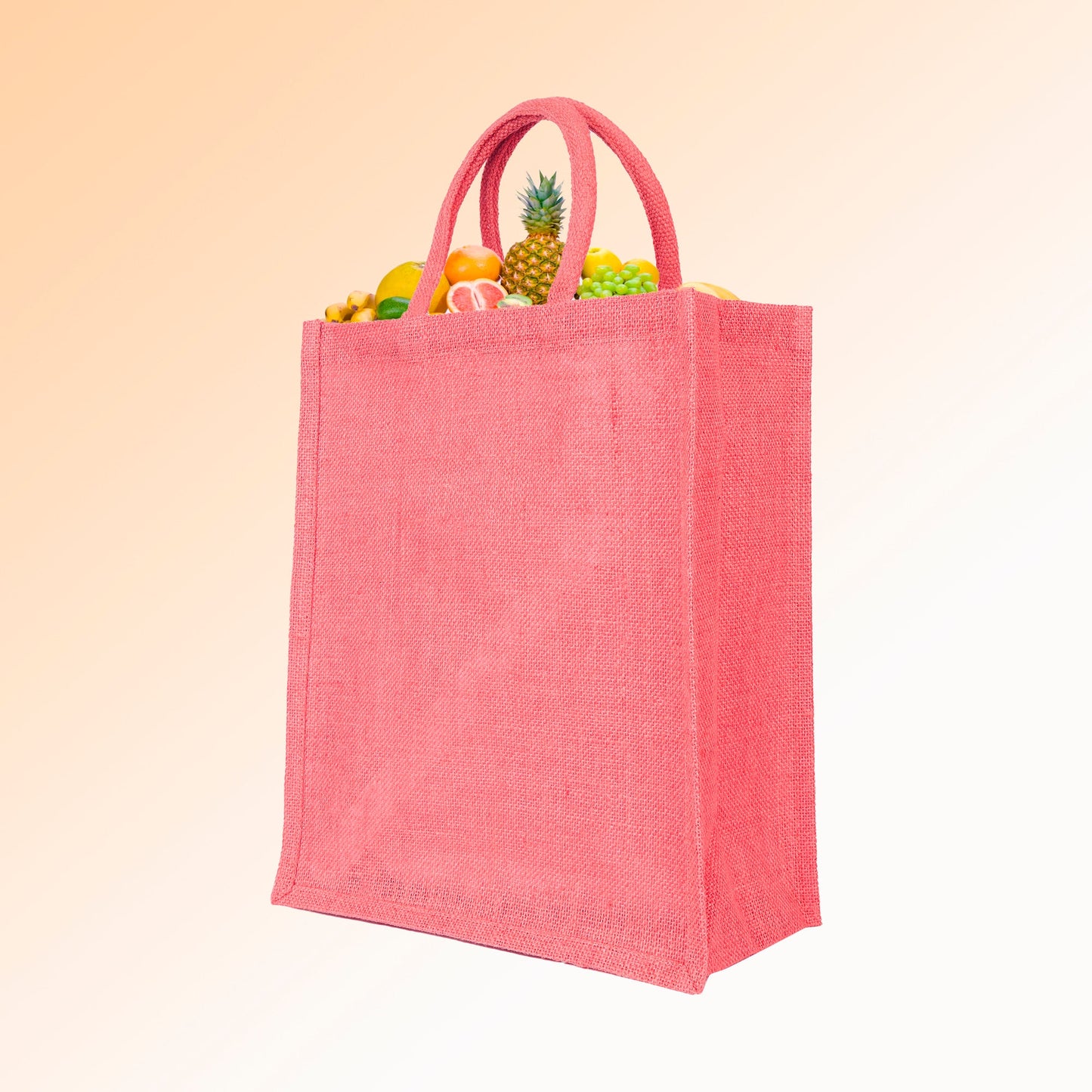 Wholesale Sustainable Jute Burlap Tote Bags – Ideal for Travel, Weddings, Shopping & Promotional (Packs of 4)