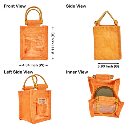 Wholesale Coloured Burlap Gift Bags for Holiday Gifts (Packs of 7)